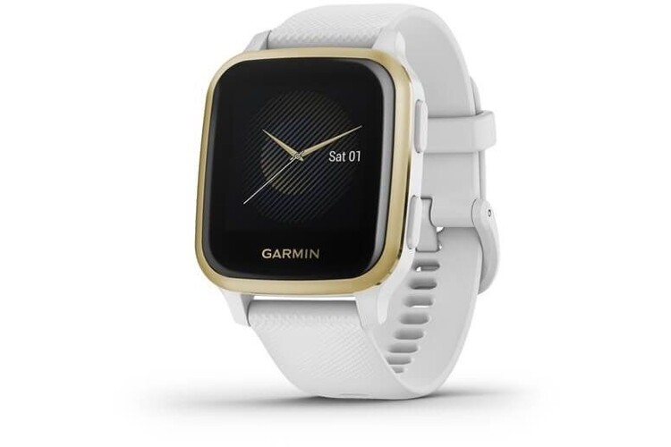 Sporttester Garmin Venu Sq light gold/white Band | Bike Sport